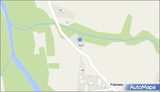 Jurków, Jurków, 305, mapa Jurków