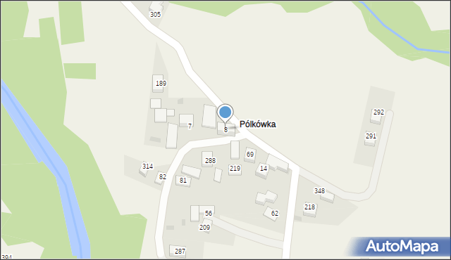 Jurków, Jurków, 8, mapa Jurków