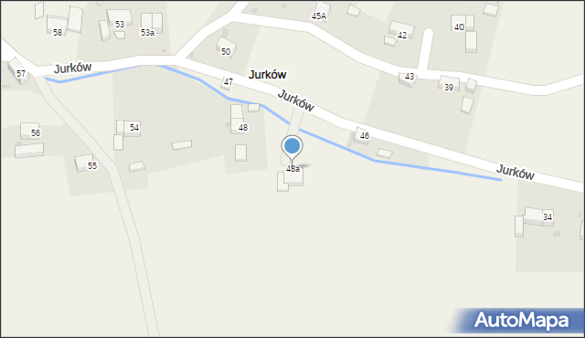 Jurków, Jurków, 48a, mapa Jurków