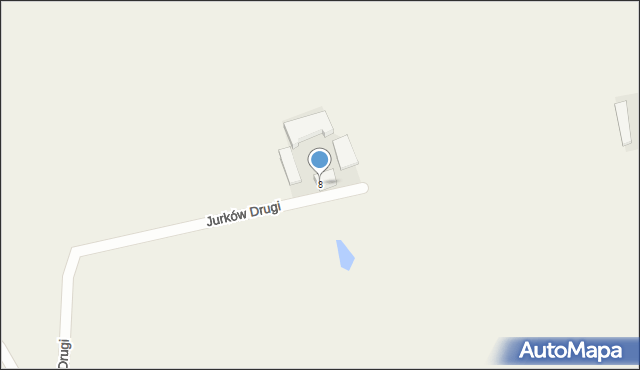 Jurków Drugi, Jurków Drugi, 8, mapa Jurków Drugi