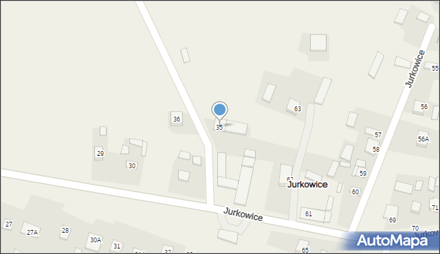 Jurkowice, Jurkowice, 35, mapa Jurkowice