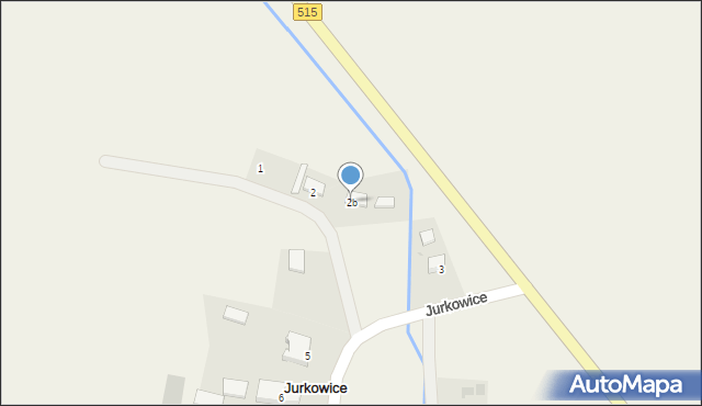 Jurkowice, Jurkowice, 2b, mapa Jurkowice