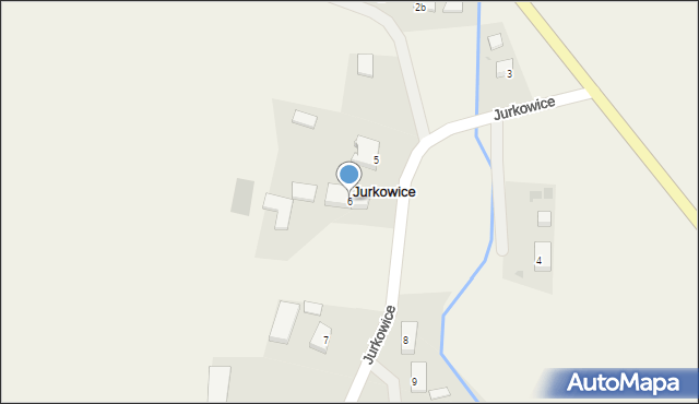 Jurkowice, Jurkowice, 6, mapa Jurkowice