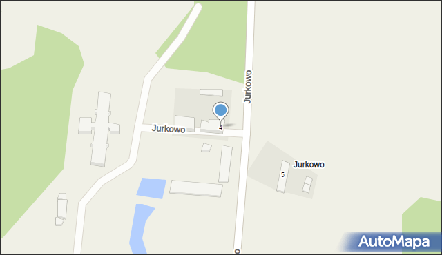 Jurkowo, Jurkowo, 4, mapa Jurkowo