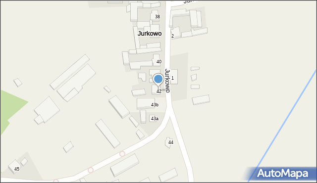 Jurkowo, Jurkowo, 42, mapa Jurkowo