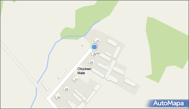 Jurzec Szlachecki, Jurzec Szlachecki, 24, mapa Jurzec Szlachecki