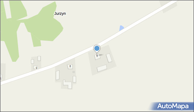 Jurzyn, Jurzyn, 6, mapa Jurzyn