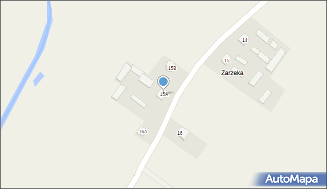 Jusaki-Zarzeka, Jusaki-Zarzeka, 15A, mapa Jusaki-Zarzeka