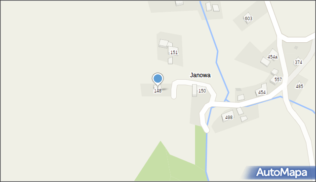 Juszczyn, Juszczyn, 148, mapa Juszczyn