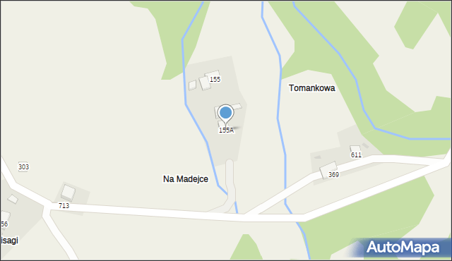 Juszczyn, Juszczyn, 155A, mapa Juszczyn