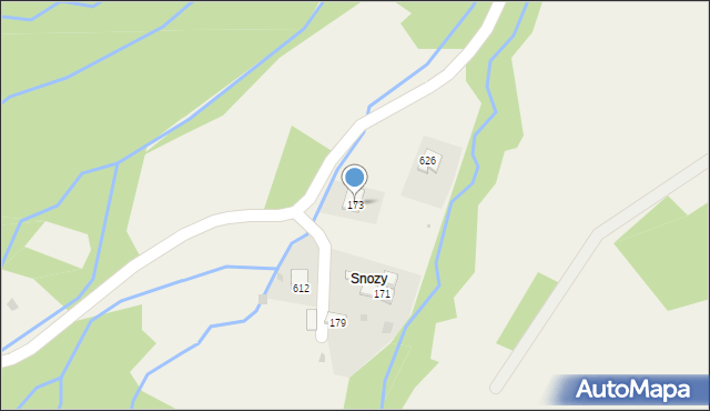 Juszczyn, Juszczyn, 173, mapa Juszczyn