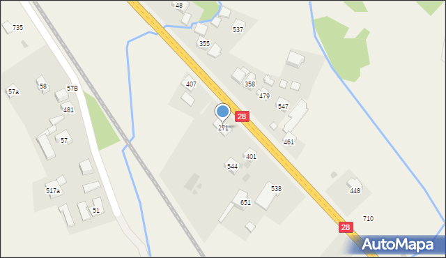 Juszczyn, Juszczyn, 271, mapa Juszczyn