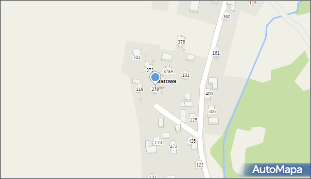 Juszczyn, Juszczyn, 278, mapa Juszczyn