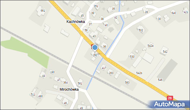 Juszczyn, Juszczyn, 291, mapa Juszczyn