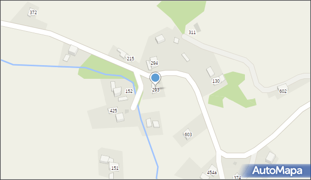 Juszczyn, Juszczyn, 293, mapa Juszczyn