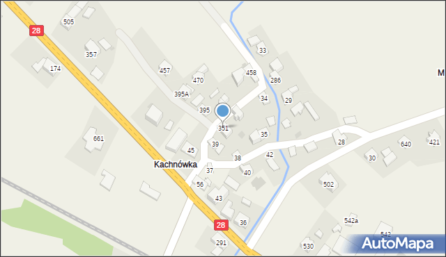 Juszczyn, Juszczyn, 351, mapa Juszczyn