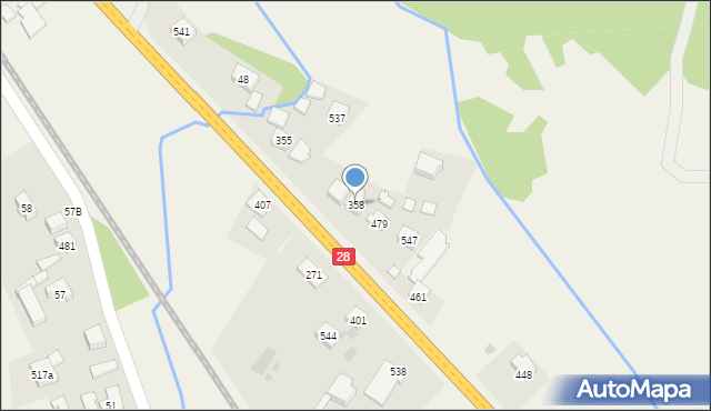 Juszczyn, Juszczyn, 358, mapa Juszczyn