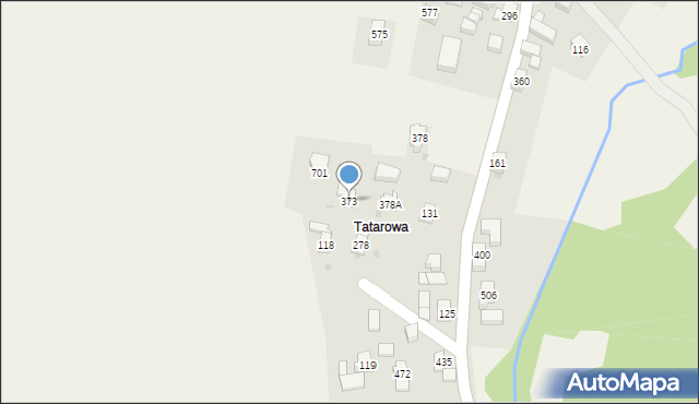 Juszczyn, Juszczyn, 373, mapa Juszczyn