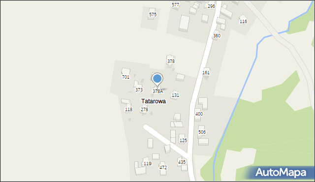 Juszczyn, Juszczyn, 378A, mapa Juszczyn