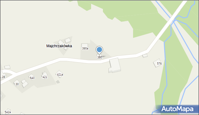 Juszczyn, Juszczyn, 390, mapa Juszczyn