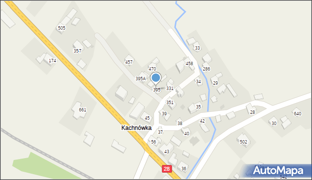 Juszczyn, Juszczyn, 395, mapa Juszczyn