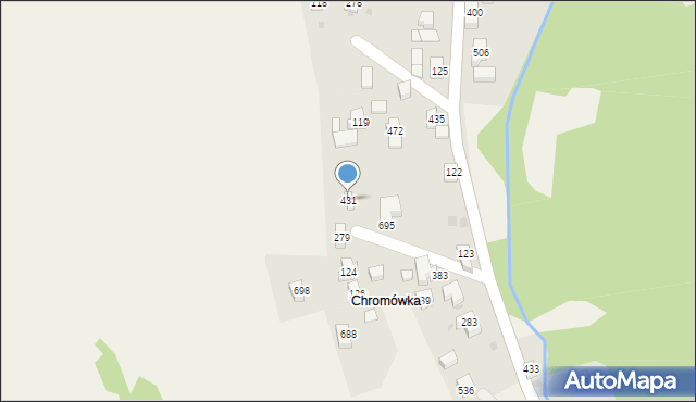 Juszczyn, Juszczyn, 431, mapa Juszczyn