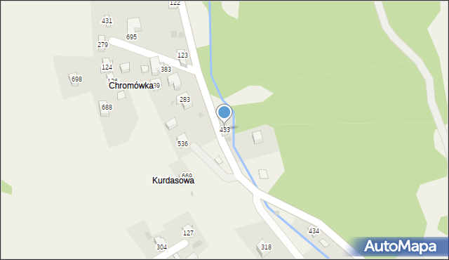 Juszczyn, Juszczyn, 433, mapa Juszczyn