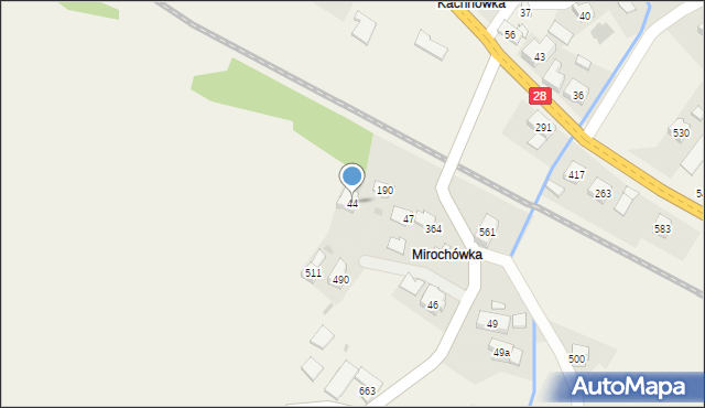 Juszczyn, Juszczyn, 44, mapa Juszczyn