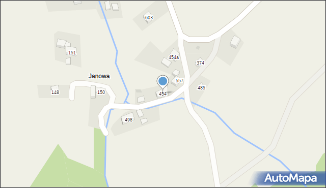 Juszczyn, Juszczyn, 454, mapa Juszczyn