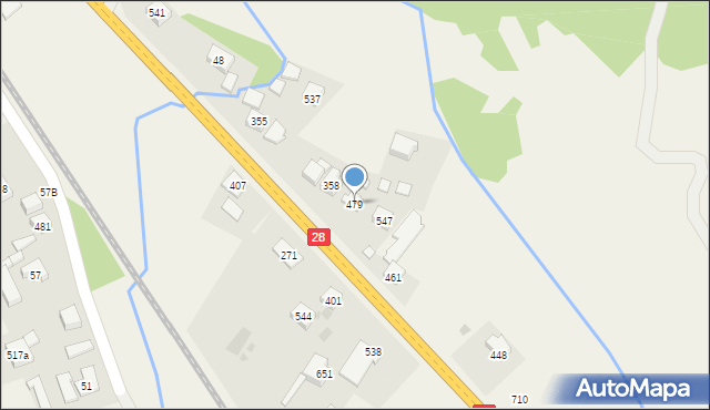 Juszczyn, Juszczyn, 479, mapa Juszczyn