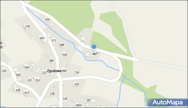 Juszczyn, Juszczyn, 484, mapa Juszczyn