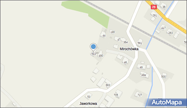 Juszczyn, Juszczyn, 511, mapa Juszczyn