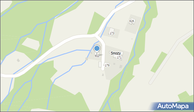 Juszczyn, Juszczyn, 612, mapa Juszczyn