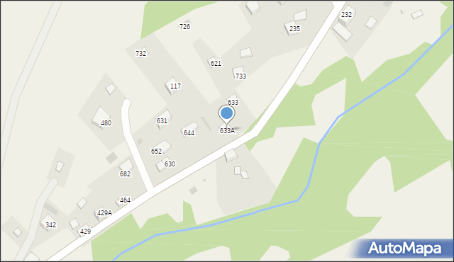 Juszczyn, Juszczyn, 633A, mapa Juszczyn