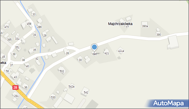 Juszczyn, Juszczyn, 640, mapa Juszczyn