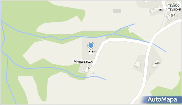 Juszczyn, Juszczyn, 717, mapa Juszczyn