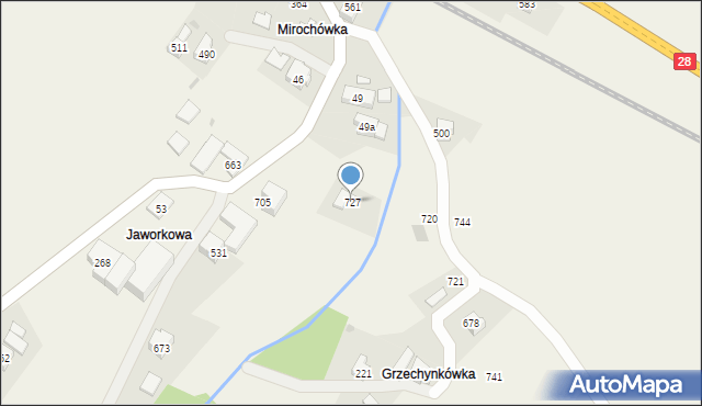 Juszczyn, Juszczyn, 727, mapa Juszczyn