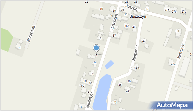 Juszczyn, Juszczyn, 7, mapa Juszczyn