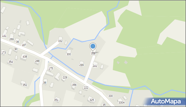 Juszczyna, Juszczyna, 359, mapa Juszczyna