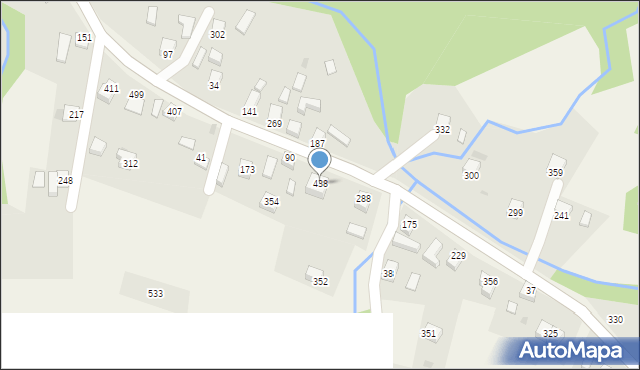 Juszczyna, Juszczyna, 438, mapa Juszczyna