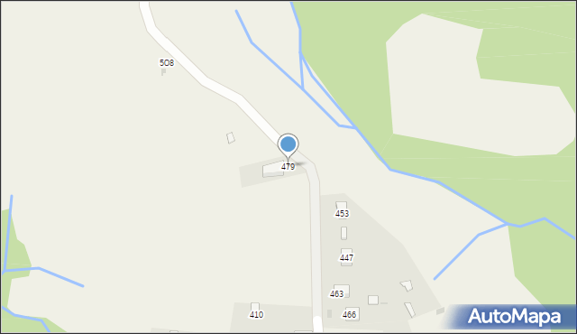 Juszczyna, Juszczyna, 479, mapa Juszczyna