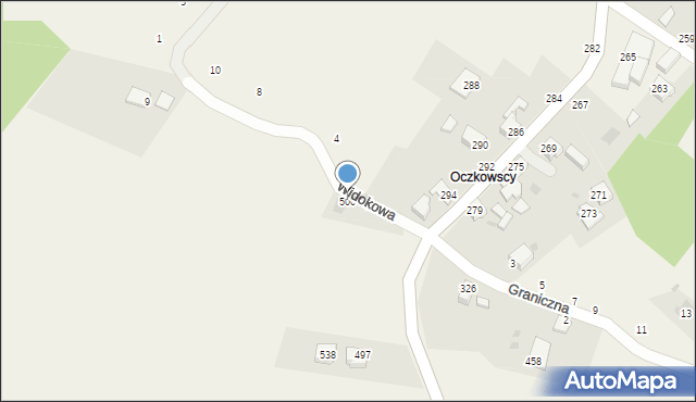 Juszczyna, Juszczyna, 506, mapa Juszczyna