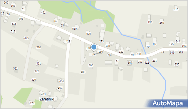 Juszczyna, Juszczyna, 64, mapa Juszczyna