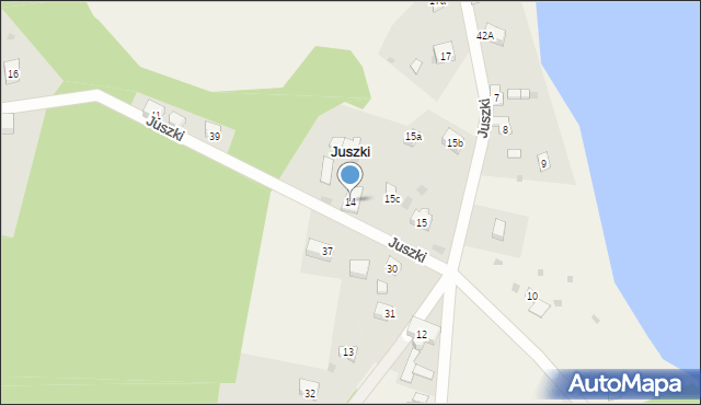 Juszki, Juszki, 14, mapa Juszki