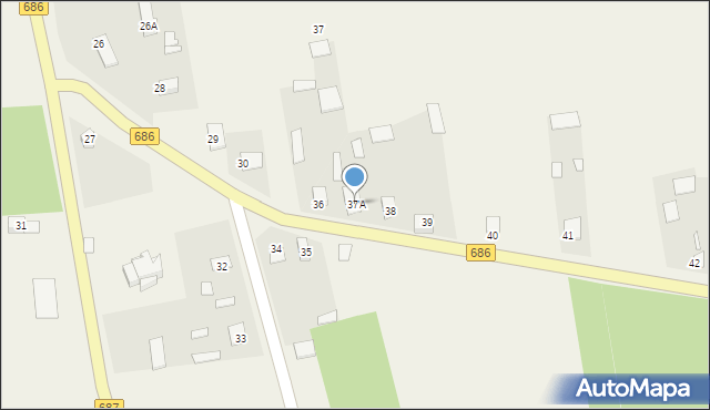 Juszkowy Gród, Juszkowy Gród, 37A, mapa Juszkowy Gród