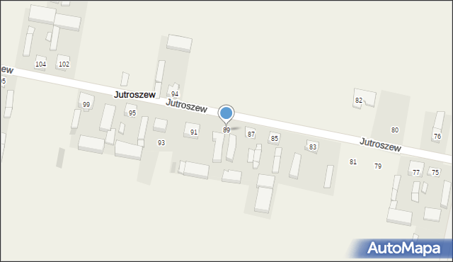 Jutroszew, Jutroszew, 89, mapa Jutroszew