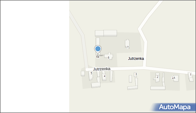 Jutrzenka, Jutrzenka, 6a, mapa Jutrzenka