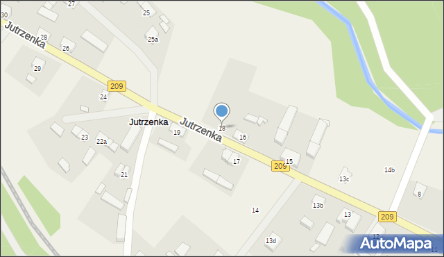 Jutrzenka, Jutrzenka, 18, mapa Jutrzenka