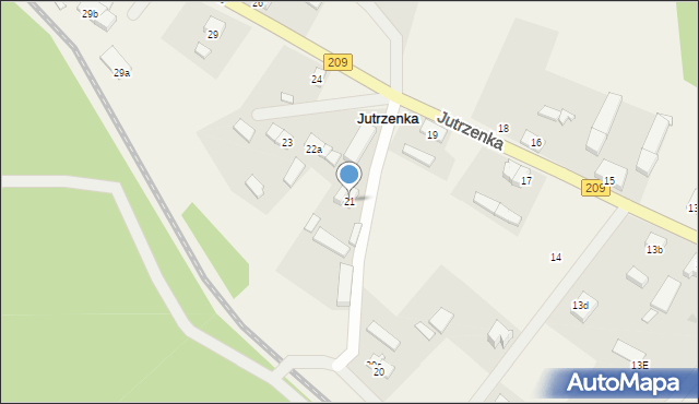 Jutrzenka, Jutrzenka, 21, mapa Jutrzenka