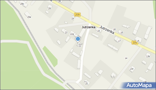 Jutrzenka, Jutrzenka, 22, mapa Jutrzenka